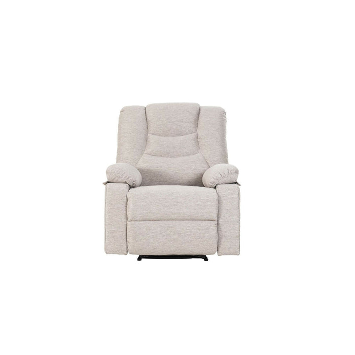 Silla Reclinable Gris Perla Kalerin Microfibra – EBANI