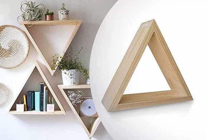 Set de 3 Repisas Triangulares - VIRTUAL MUEBLES